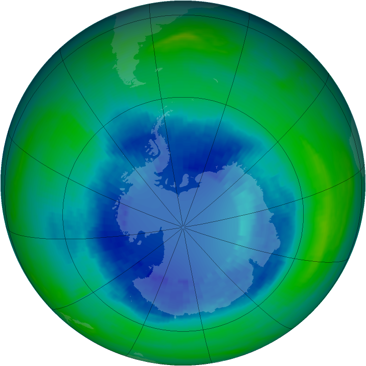 Ozone Map 1987-09-04